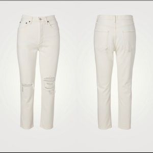 Agolde Riley Straight Crop High-Waisted
Jeans 28